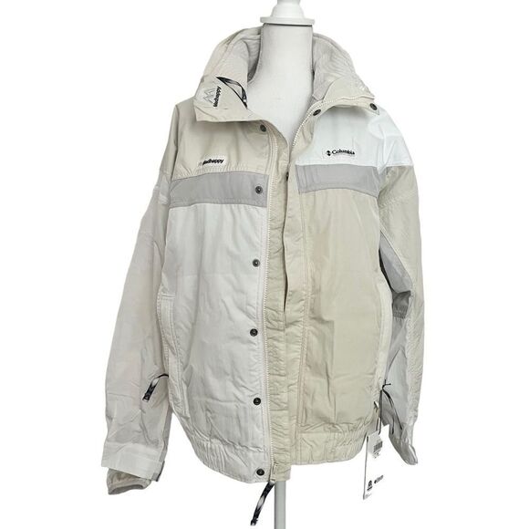 Madhappy Columbia Edition Bugaboo Interchange Jacket in Chalk Medium NEW - Picture 2 of 14